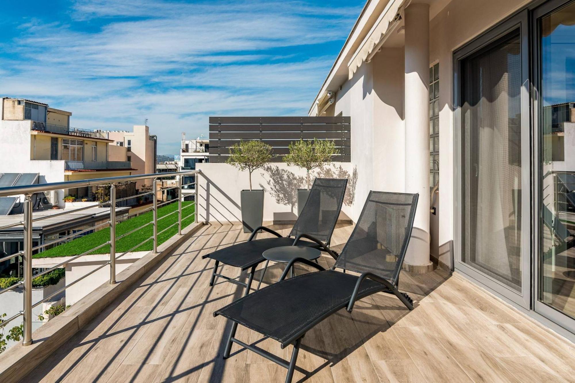 Dreamy Athens Penthouse With Acropolis View Daire Dış mekan fotoğraf