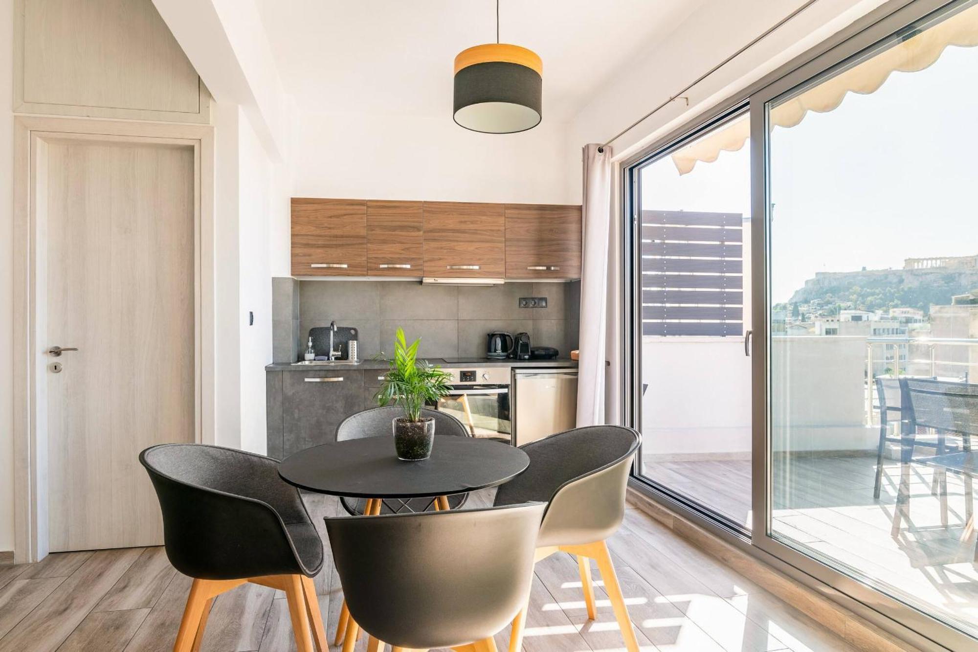 Dreamy Athens Penthouse With Acropolis View Daire Dış mekan fotoğraf